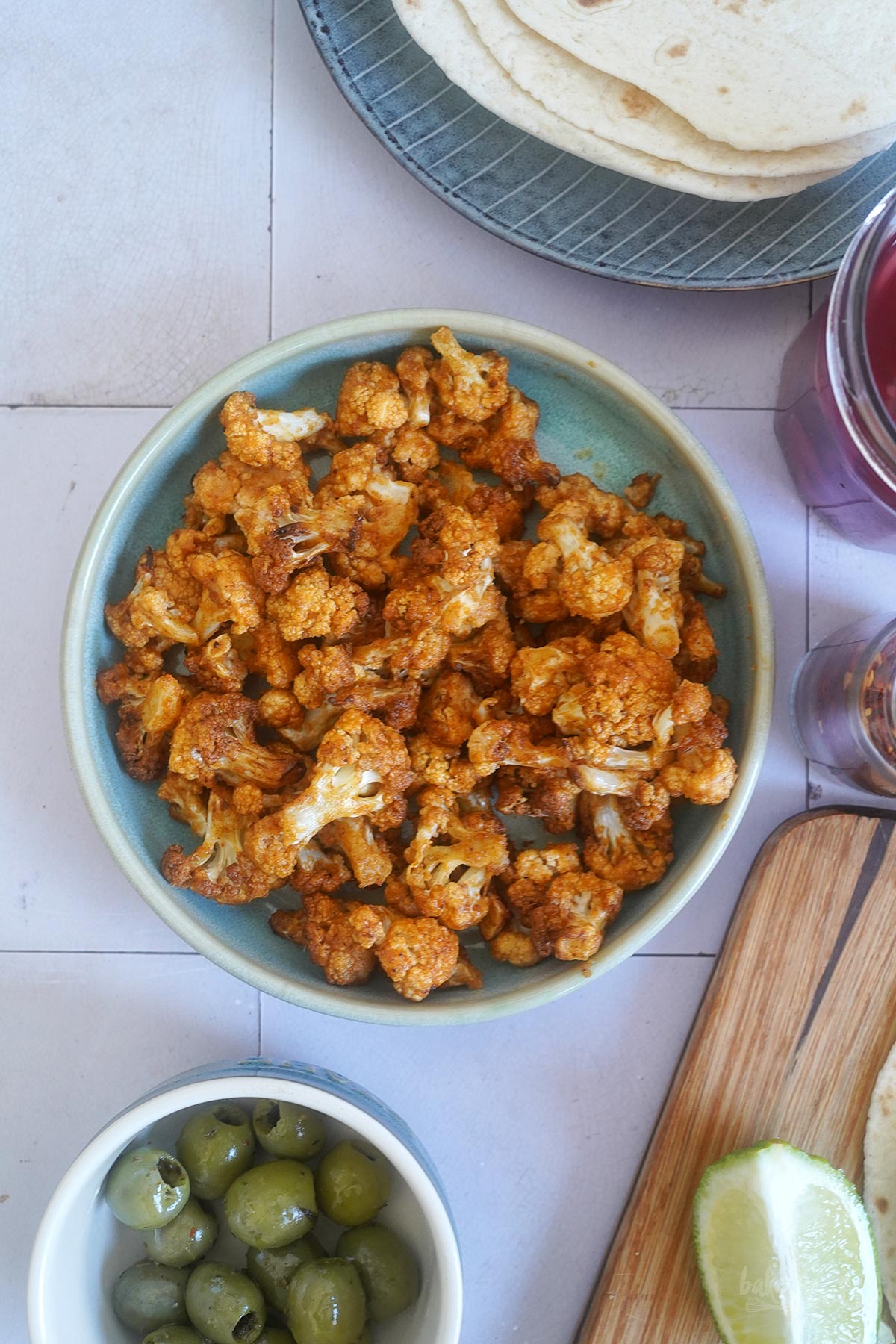 Air Fryer Cauliflower Tacos | Bake to the roots