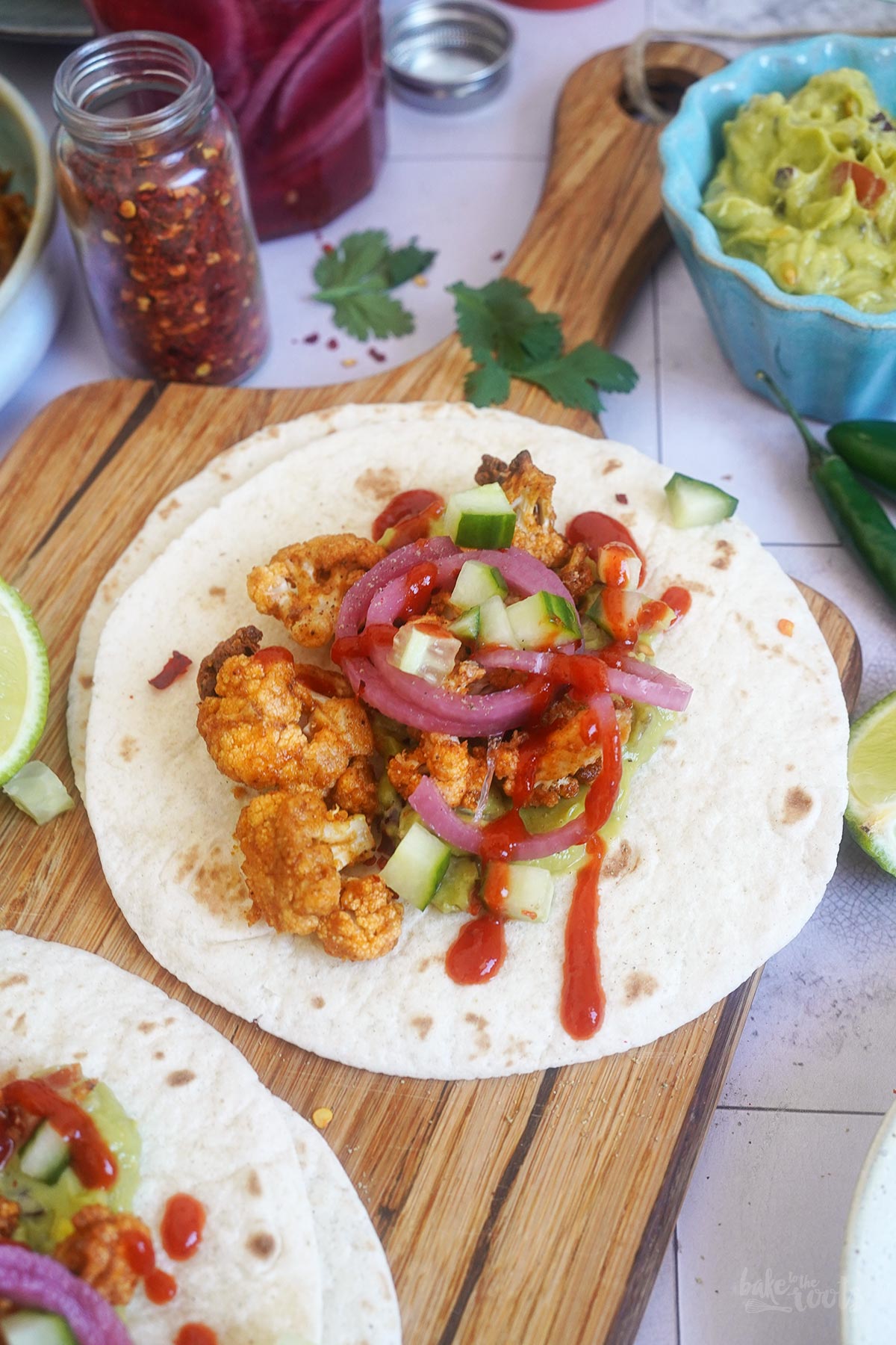 Air Fryer Cauliflower Tacos | Bake to the roots