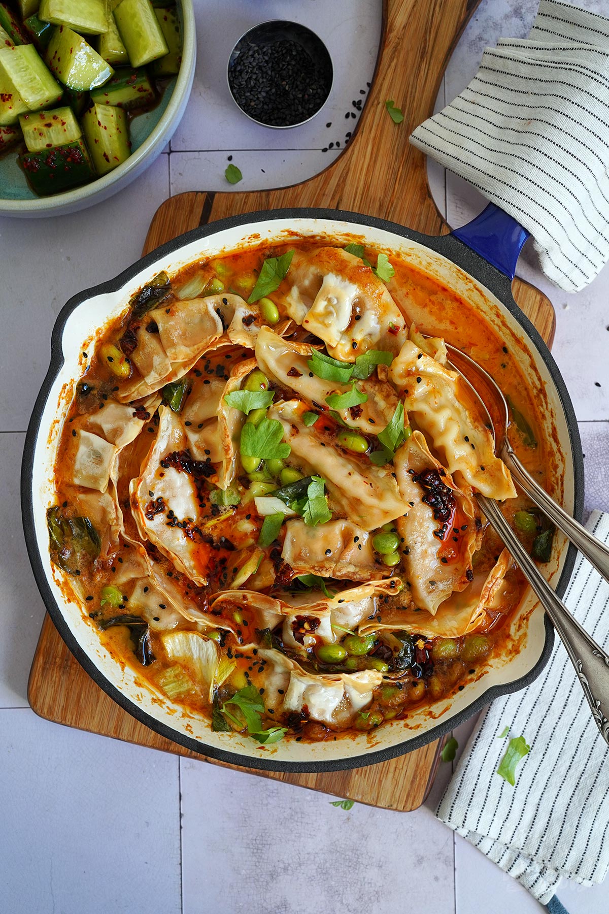 One-Pot Gyozas aus dem Ofen | Bake to the roots