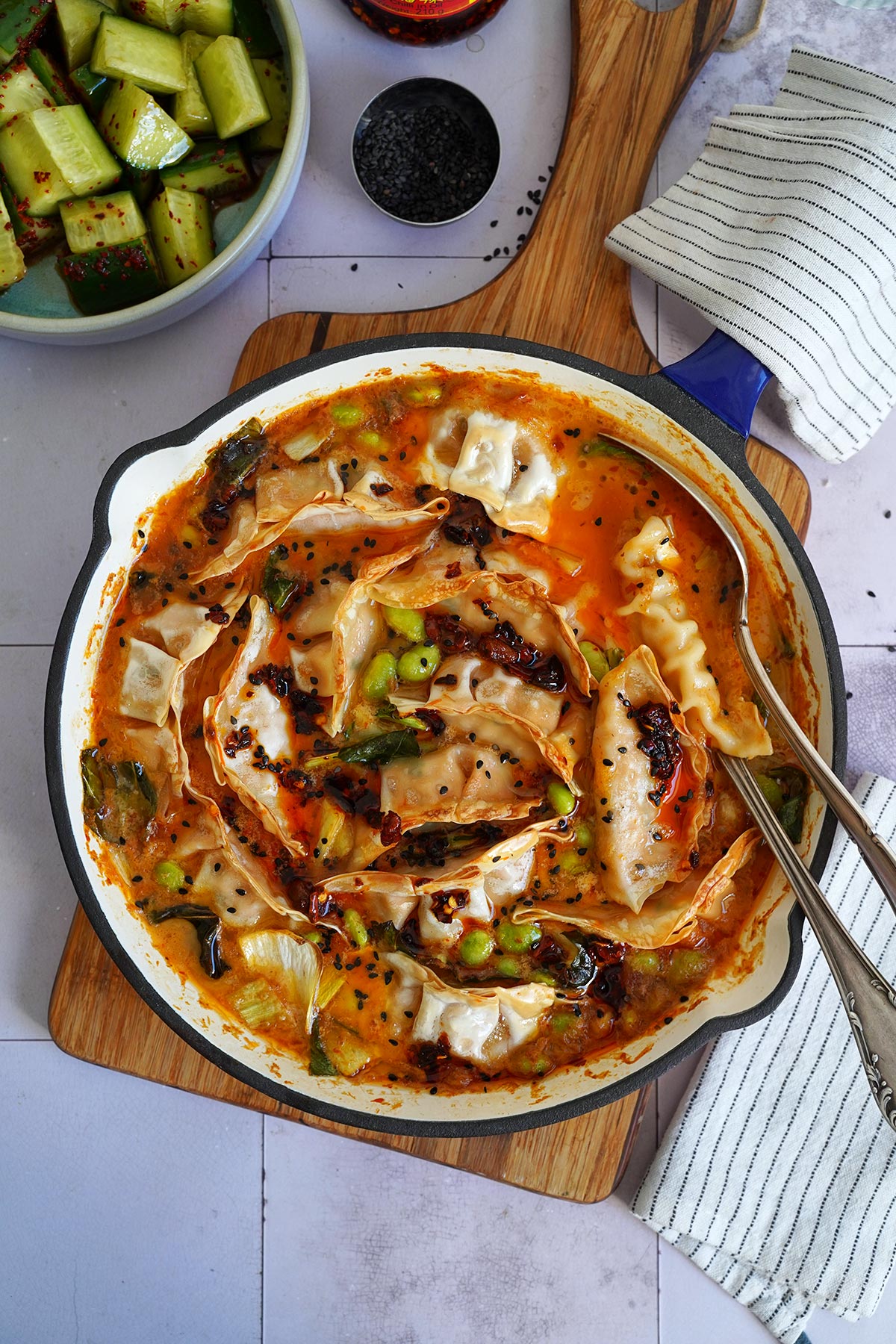 One-Pot Gyozas aus dem Ofen | Bake to the roots