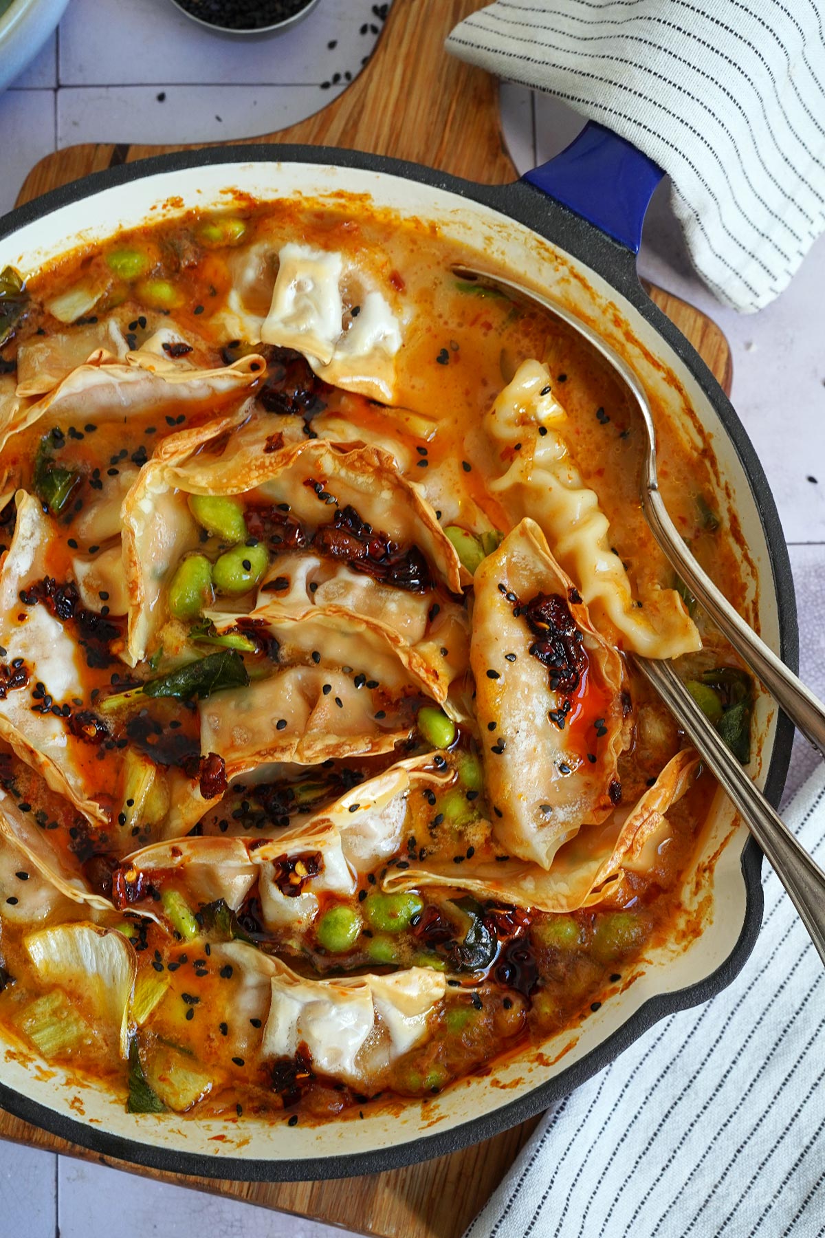One-Pot Gyozas aus dem Ofen | Bake to the roots