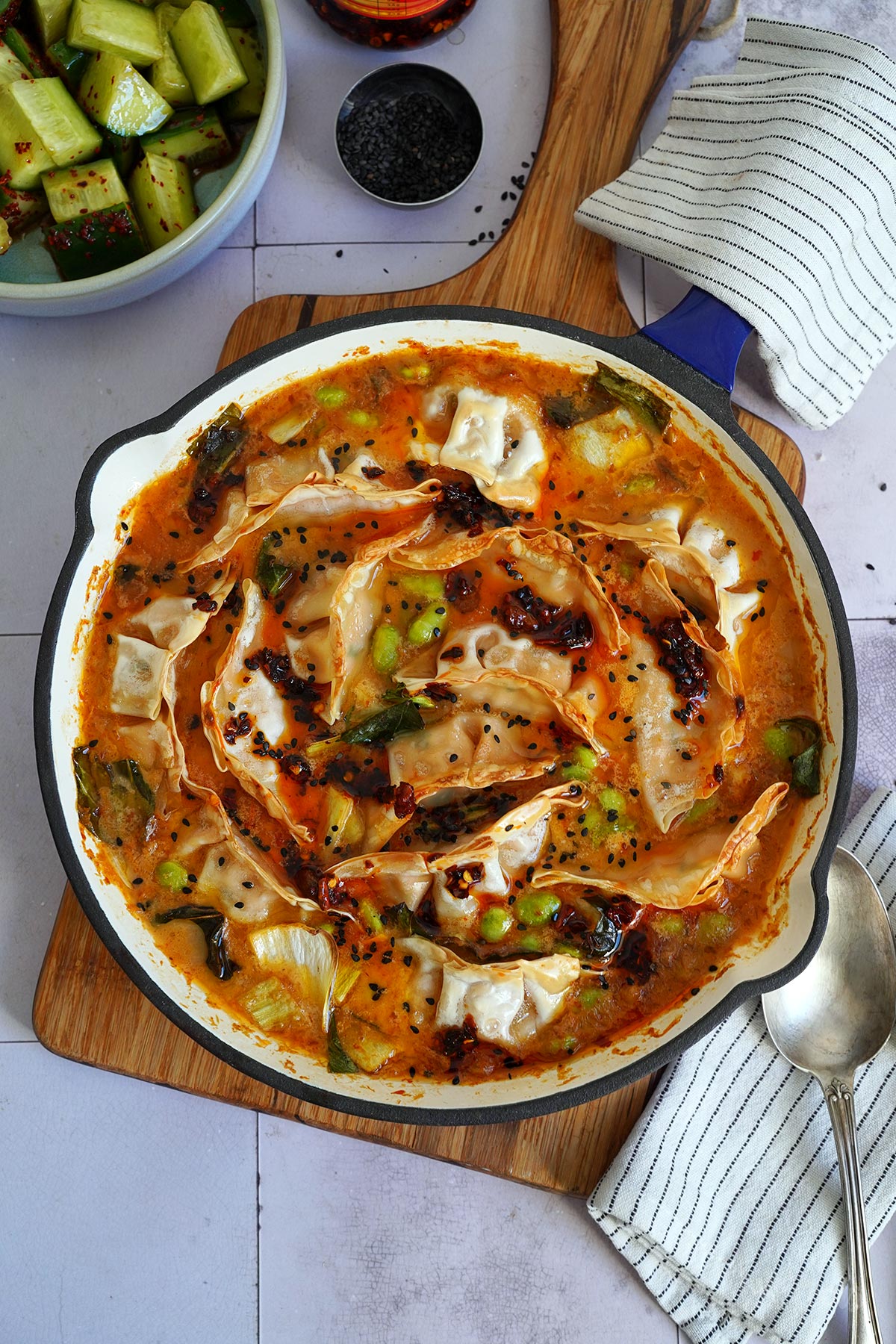 One-Pot Gyozas aus dem Ofen | Bake to the roots