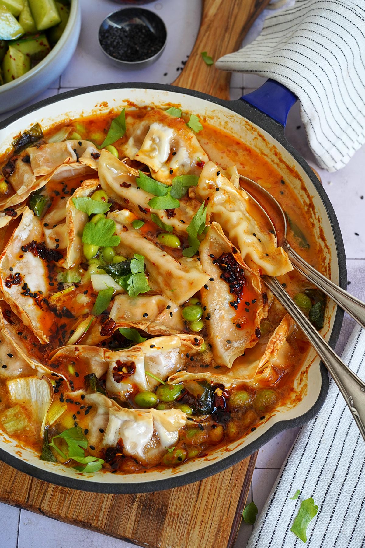 One-Pot Gyozas aus dem Ofen | Bake to the roots