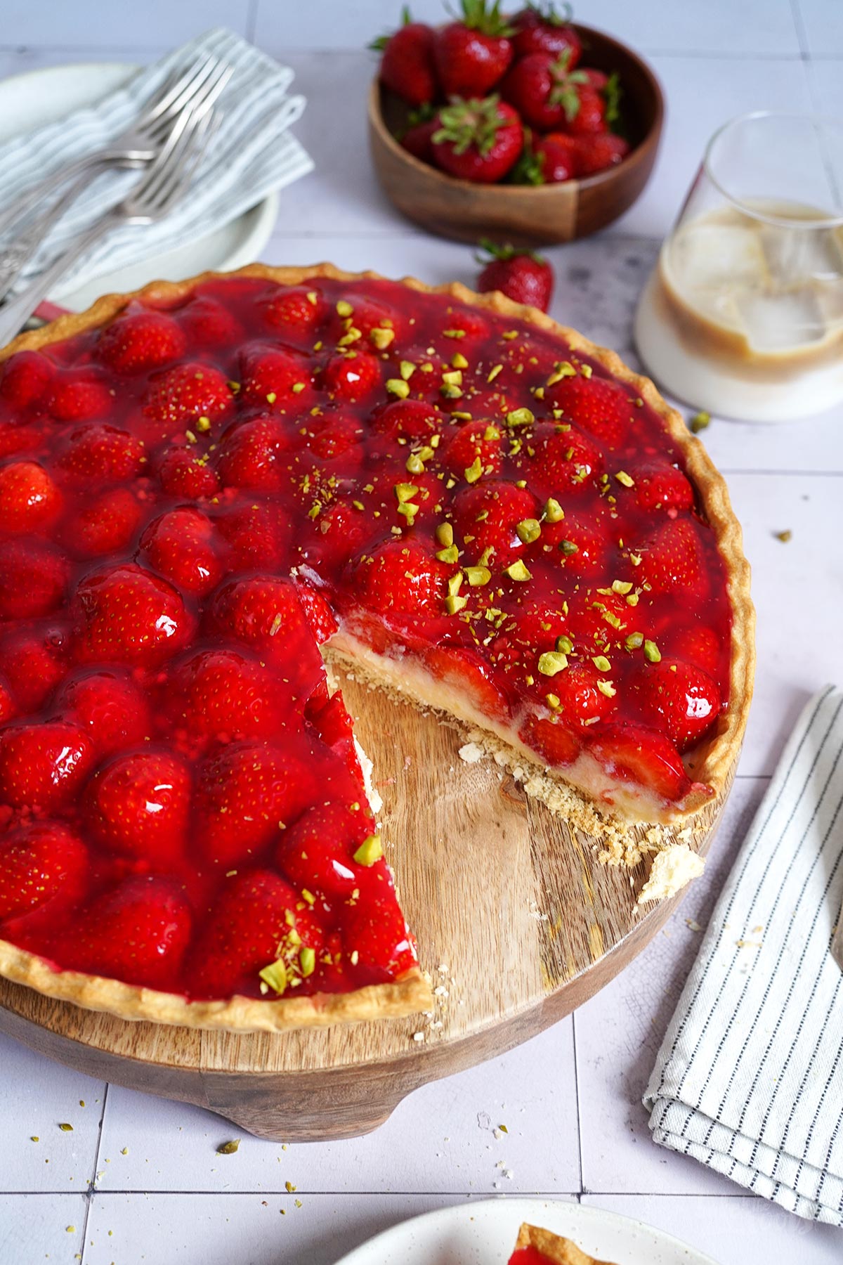 Einfache Erdbeeren Tarte | Bake to the roots