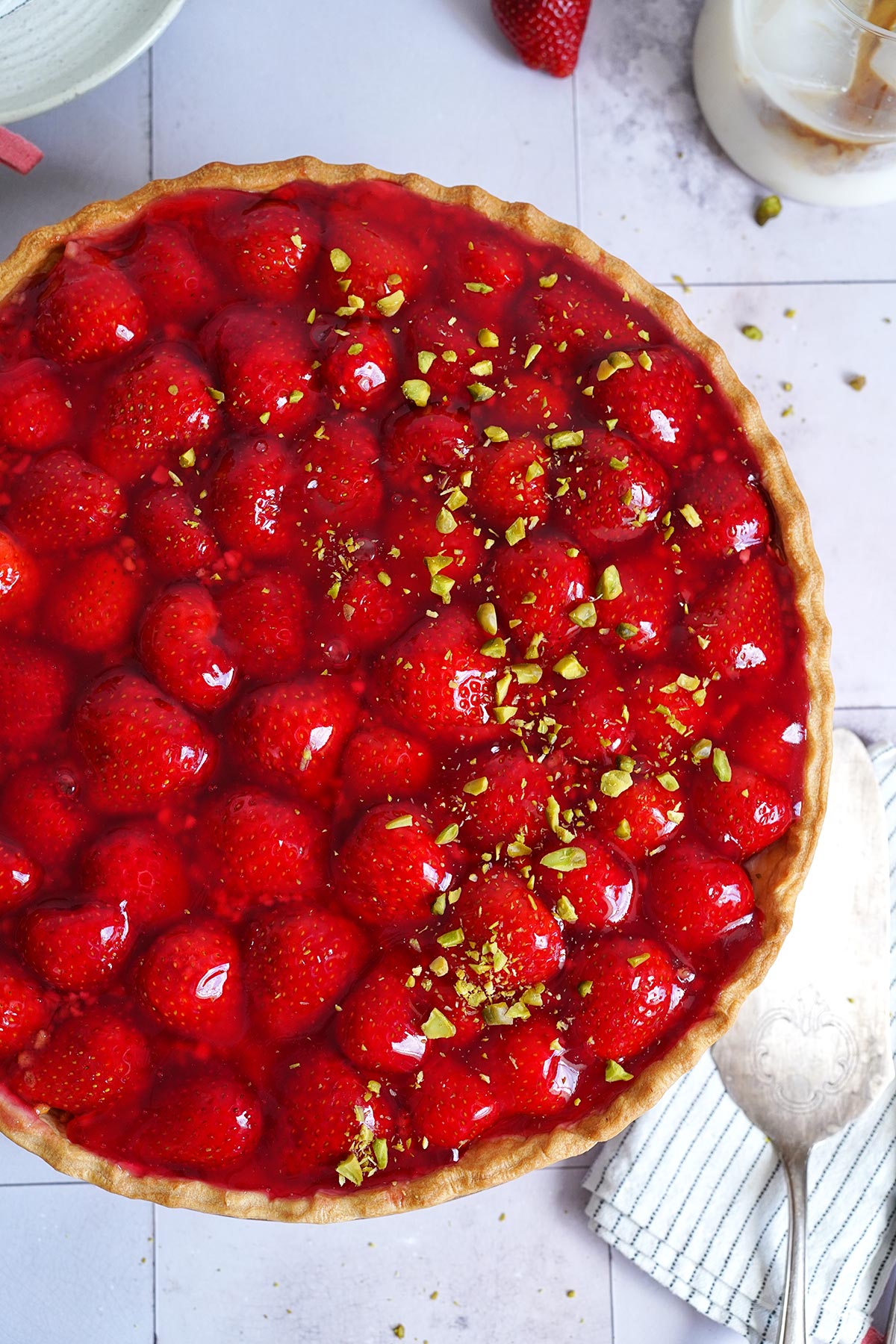 Einfache Erdbeeren Tarte | Bake to the roots