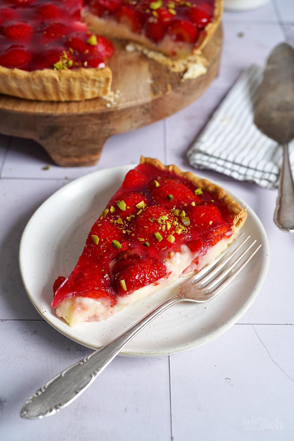 Einfache Erdbeeren Tarte | Bake to the roots