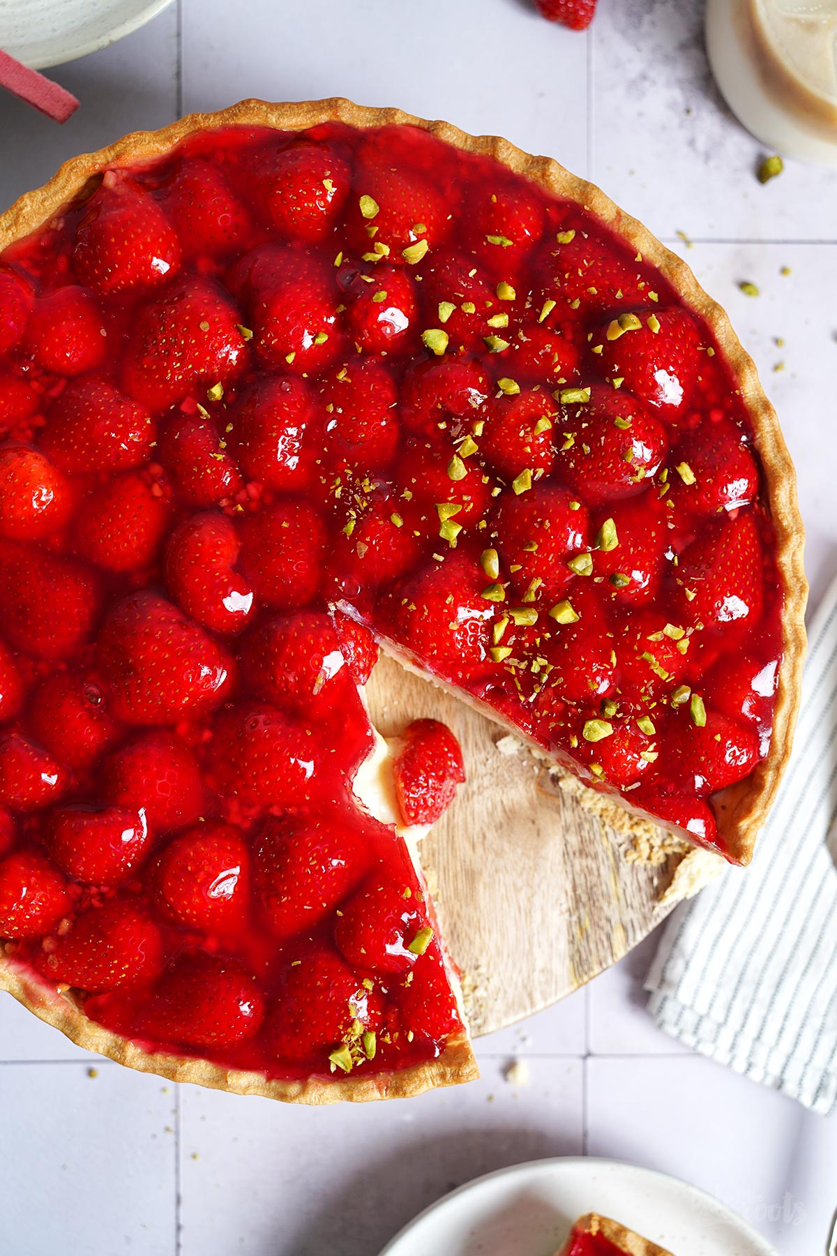 Einfache Erdbeeren Tarte | Bake to the roots