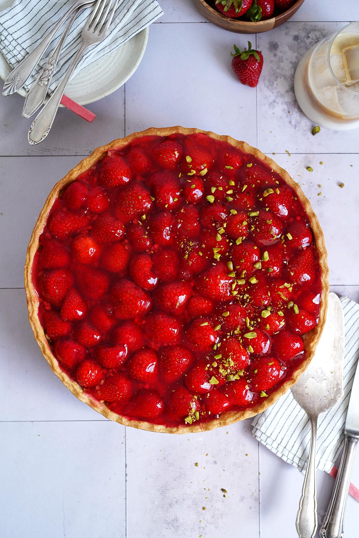 Einfache Erdbeeren Tarte | Bake to the roots