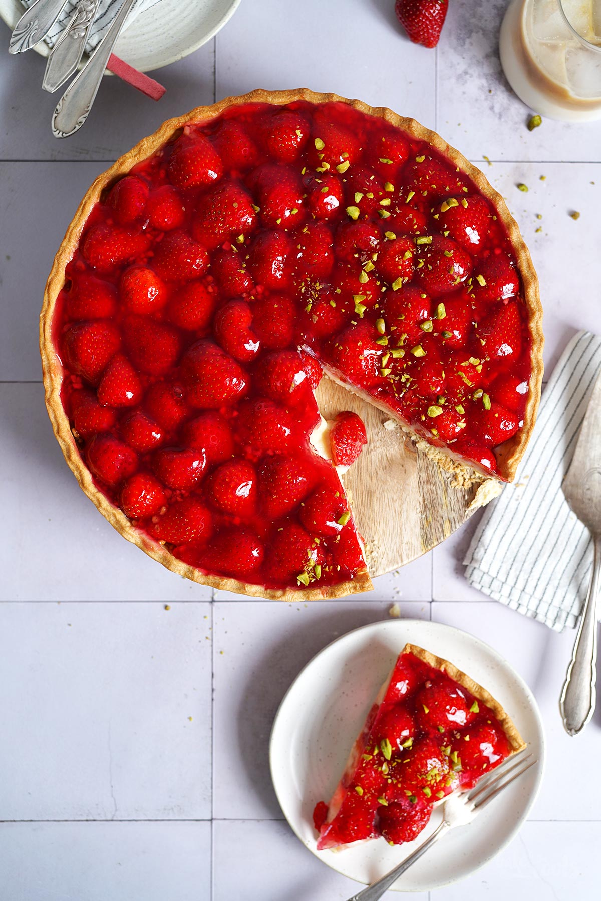 Einfache Erdbeeren Tarte | Bake to the roots