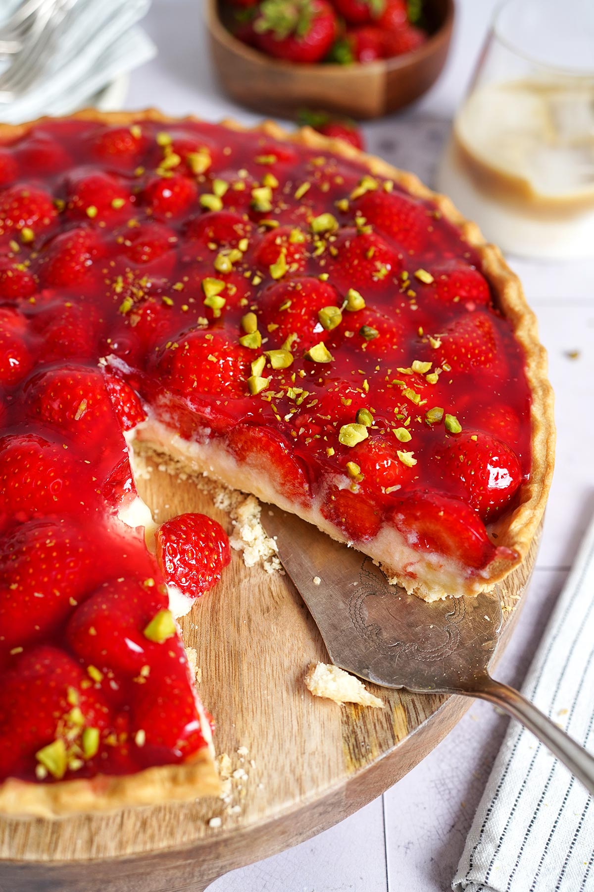 Einfache Erdbeeren Tarte | Bake to the roots