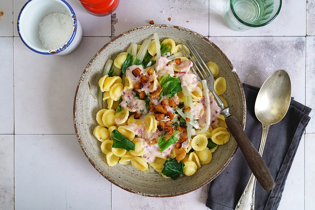 Orecchiette mit Mangold | Bake to the roots