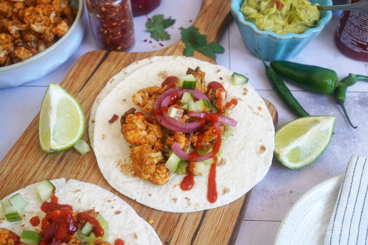 AirFryer Blumenkohl Tacos | Bake to the roots