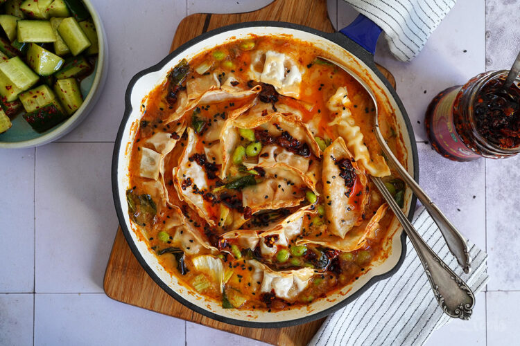 One-Pot Gyozas aus dem Ofen | Bake to the roots
