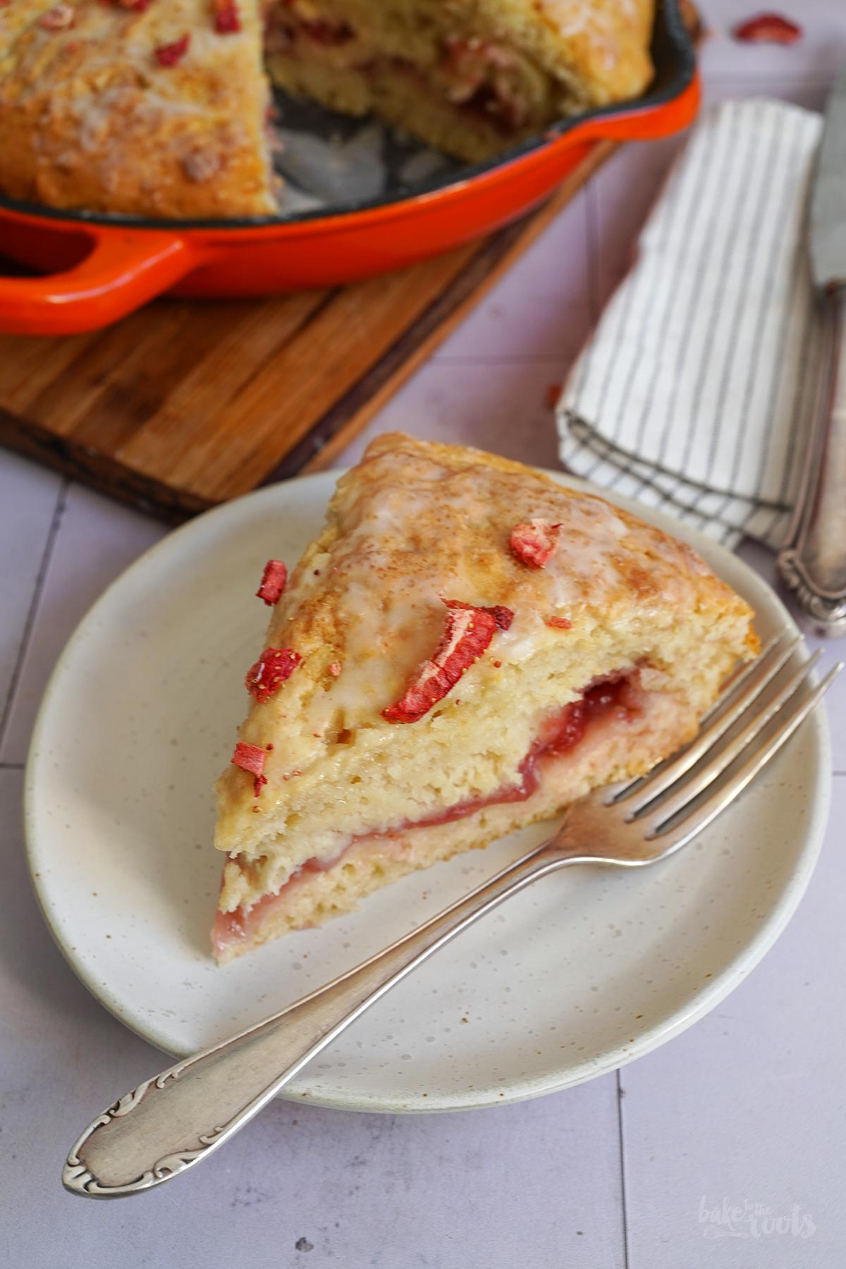 Erdbeeren Buttermilch Scones | Bake to the roots