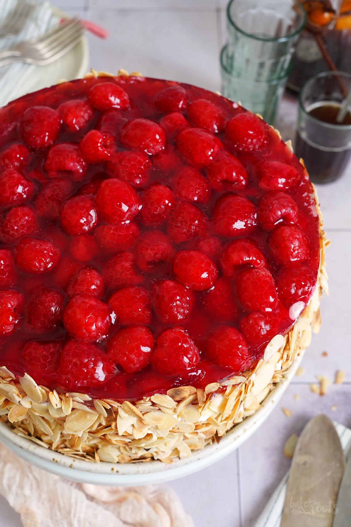 Raspberry Mascarpone Layer Cake | Bake to the roots