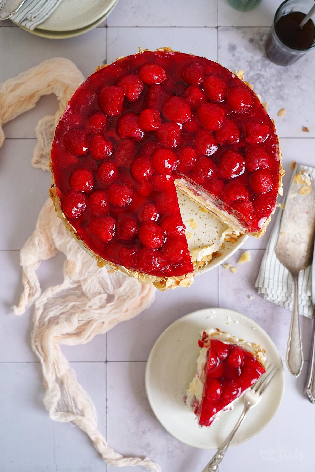 Raspberry Mascarpone Layer Cake | Bake to the roots