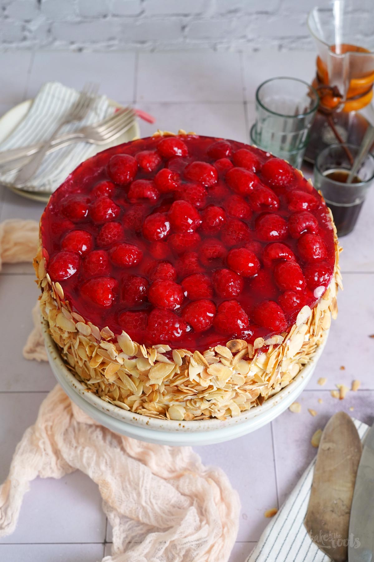Raspberry Mascarpone Layer Cake | Bake to the roots