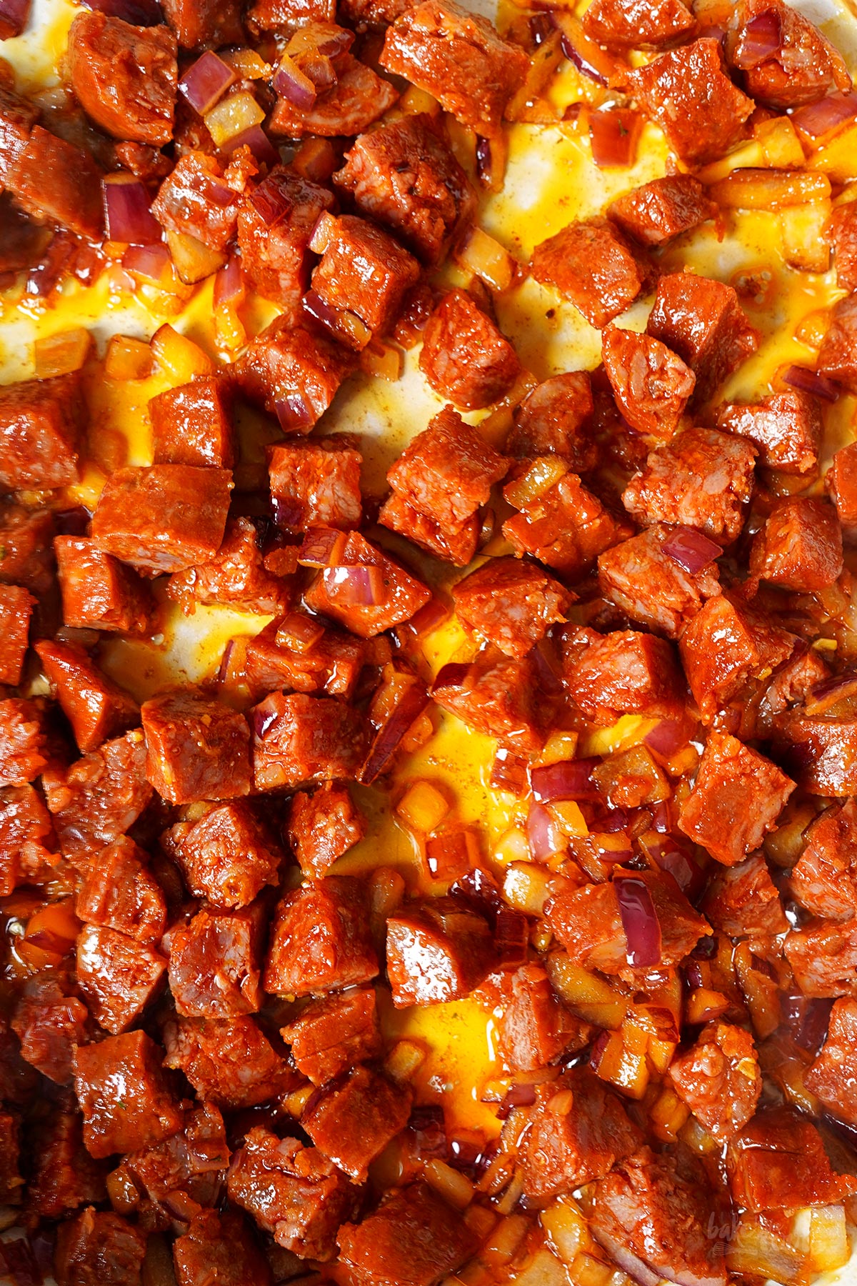 Schnelle Gnocchi mit Chorizo, Pesto Rosso & Spinat | Bake to the roots