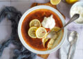Lemon & White Chocolate Pudding Cake | Bake to the roots