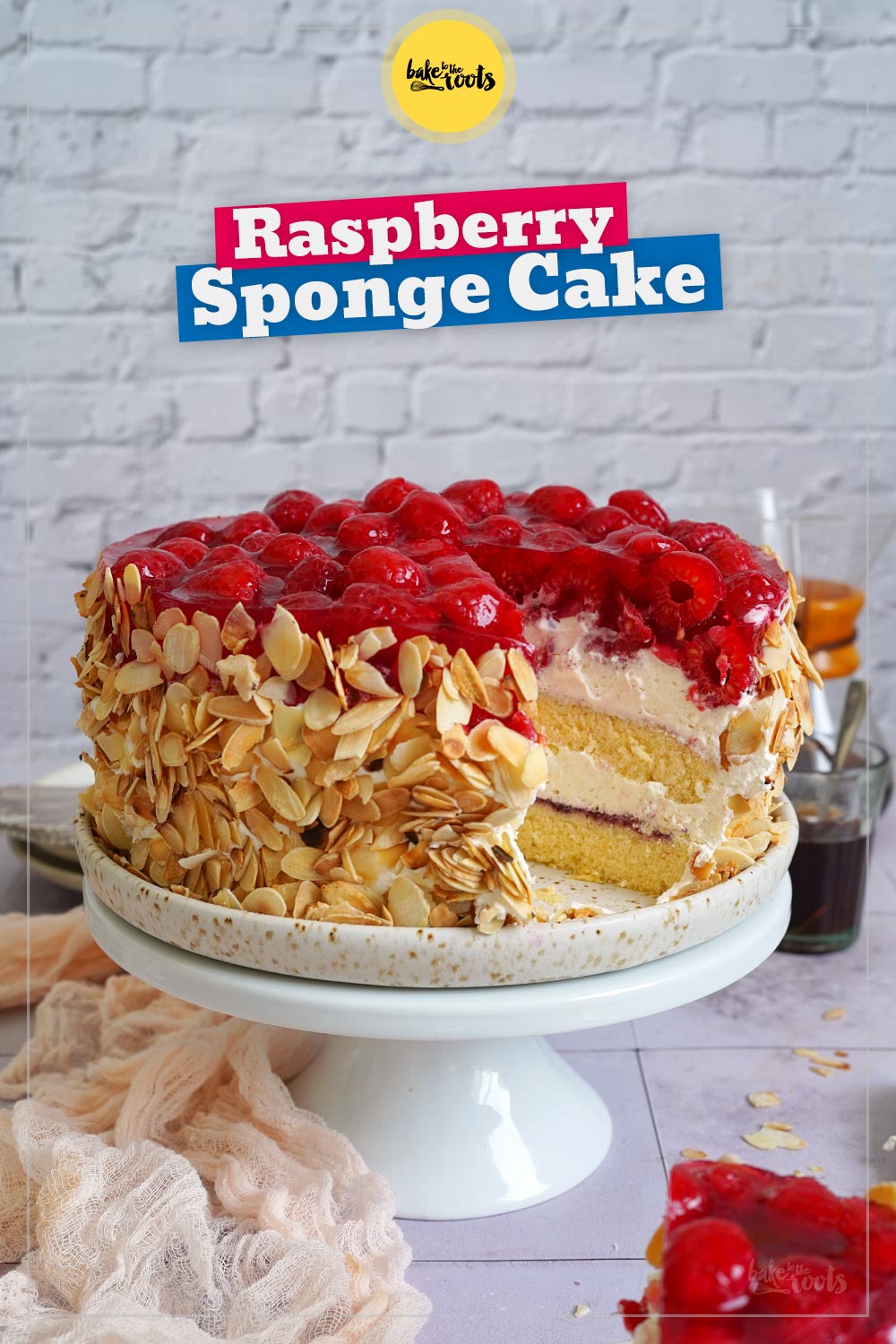 Raspberry Mascarpone Layer Cake | Bake to the roots