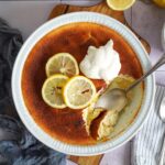 Lemon & White Chocolate Pudding Cake | Bake to the roots