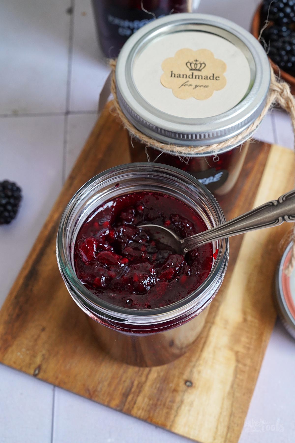 Einfache Brombeeren Marmelade (zuckerfrei) | Bake to the roots