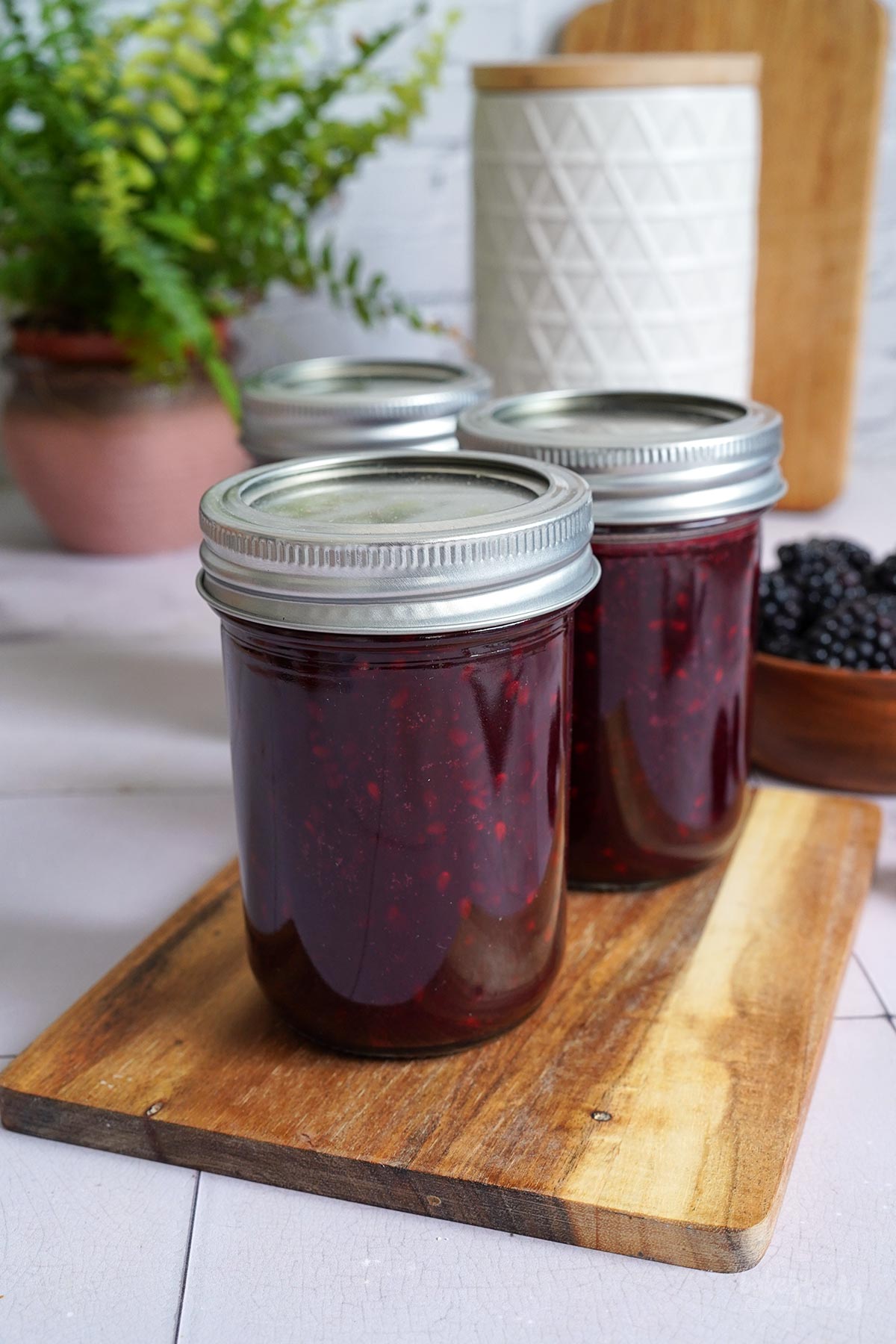 Einfache Brombeeren Marmelade (zuckerfrei) | Bake to the roots
