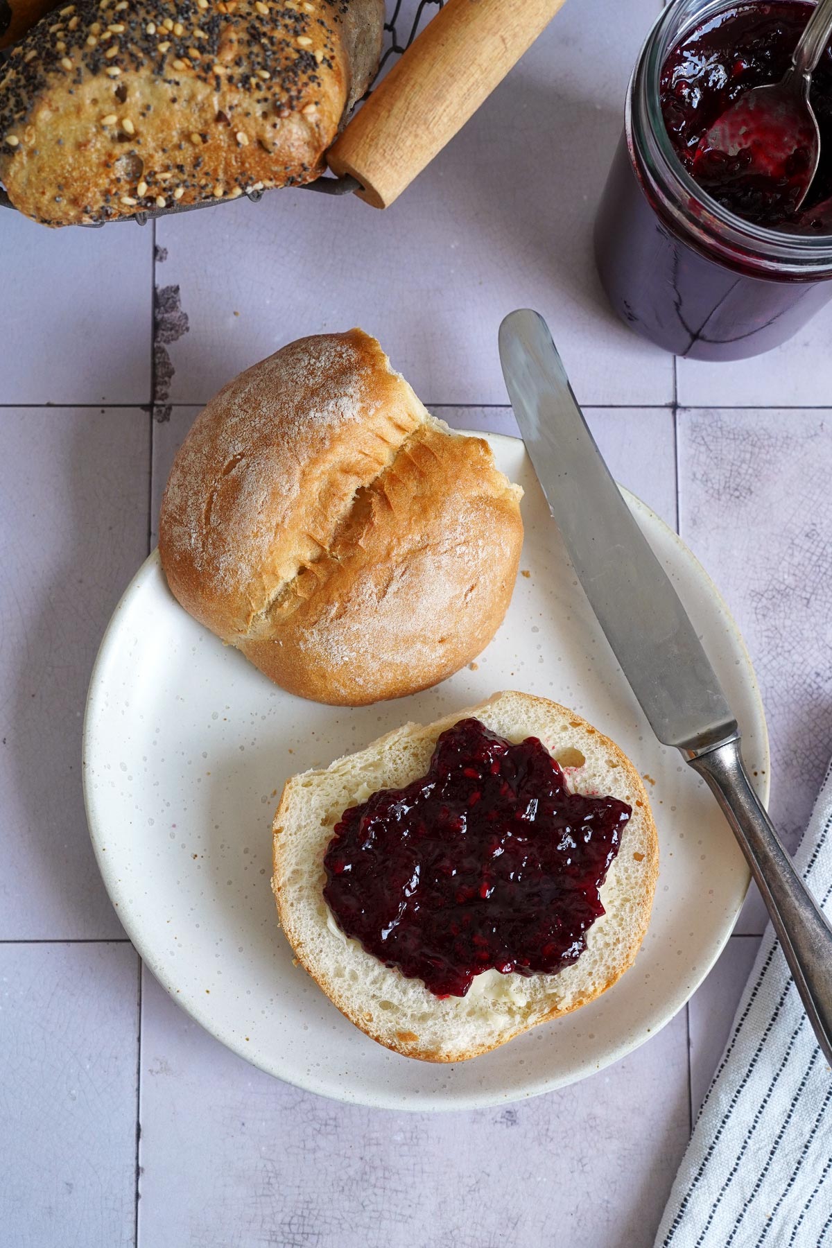 Einfache Brombeeren Marmelade (zuckerfrei) | Bake to the roots