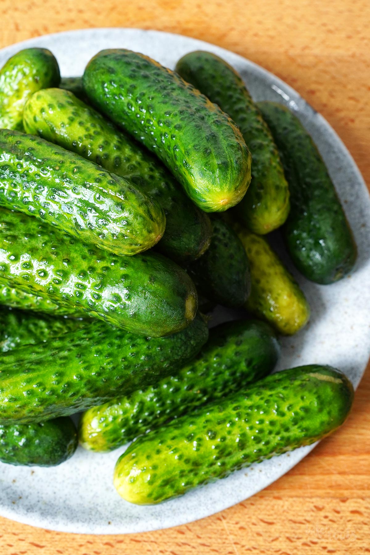 Homemade Pickled Gherkins with Yellow Dill & Mustard Seeds | Bake to the roots