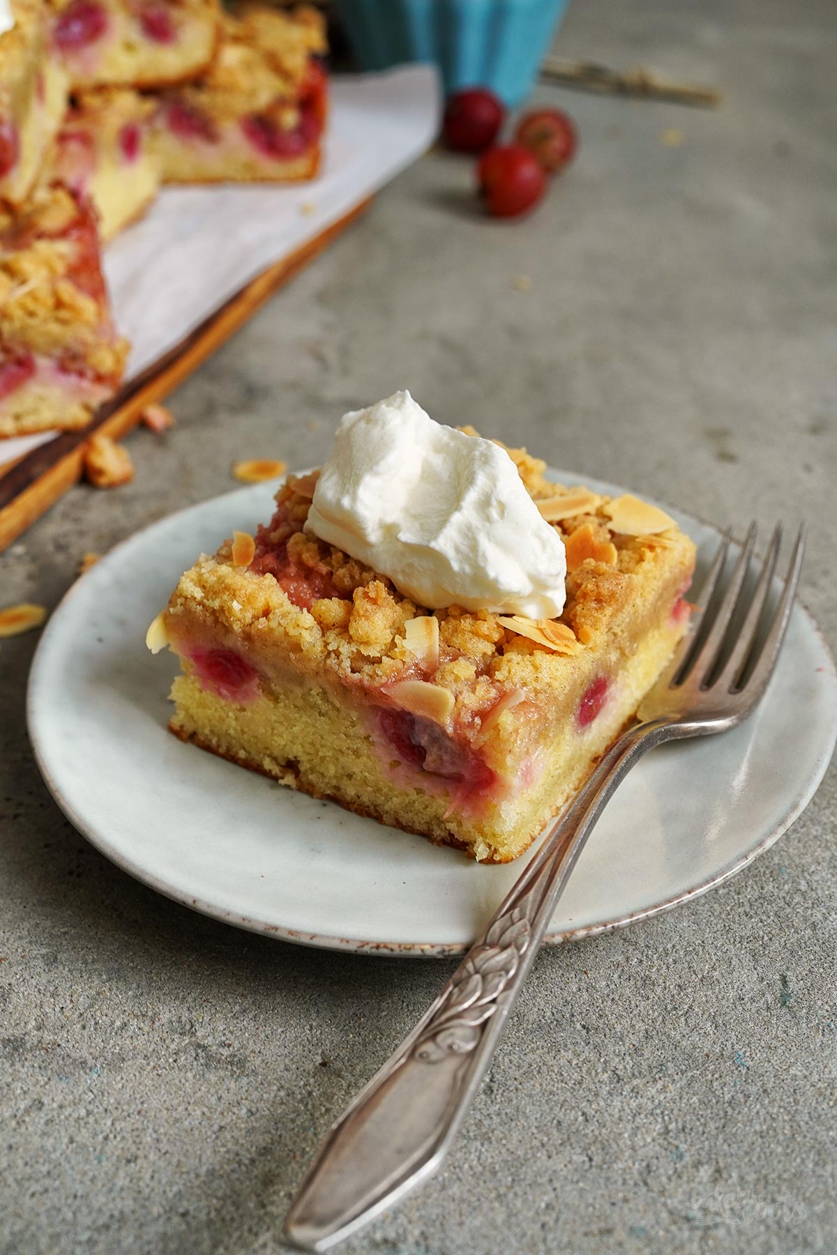 Schneller Stachelbeeren Streuselkuchen | Bake to the roots