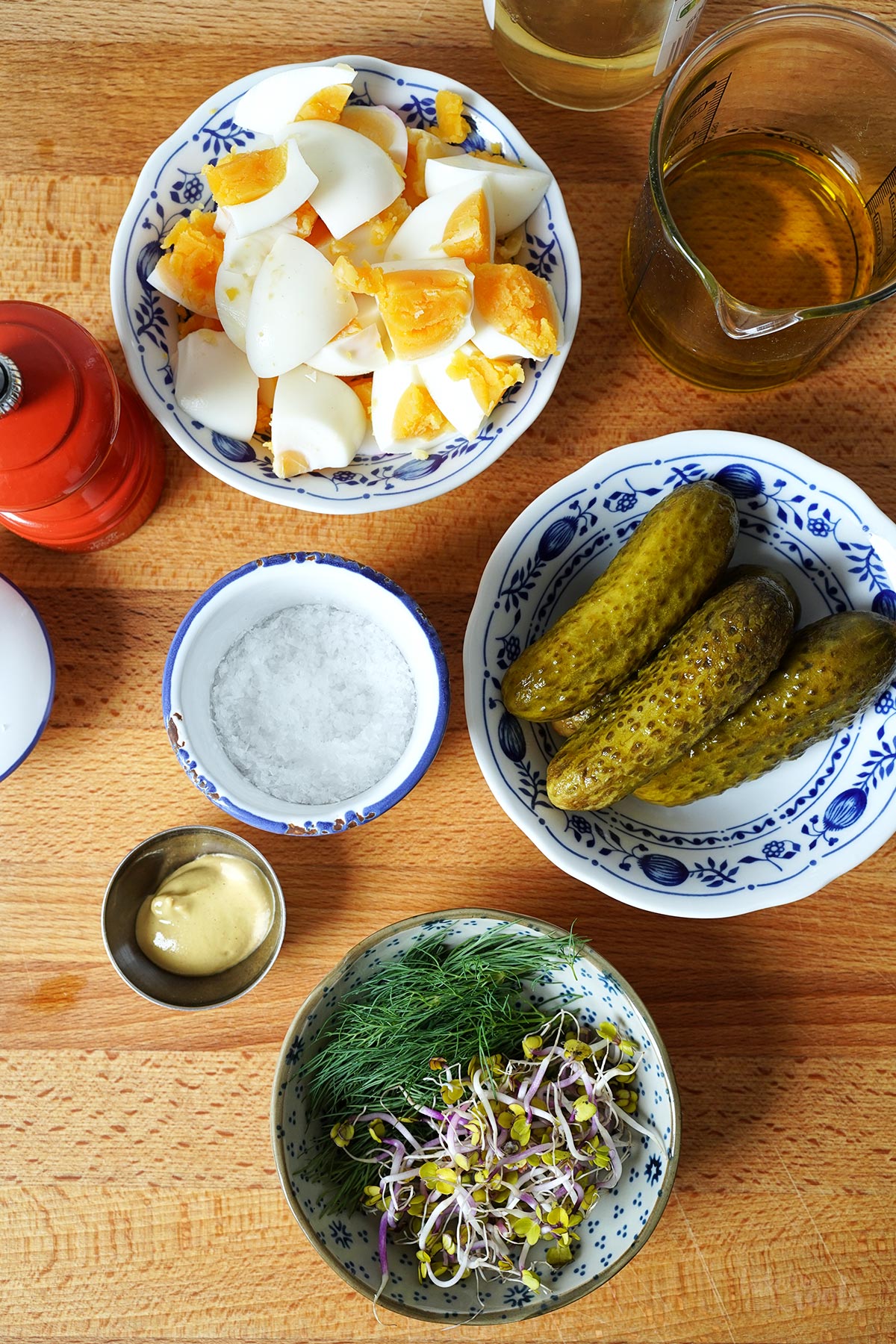 Eiersalat – alle Zutaten | Bake to the roots