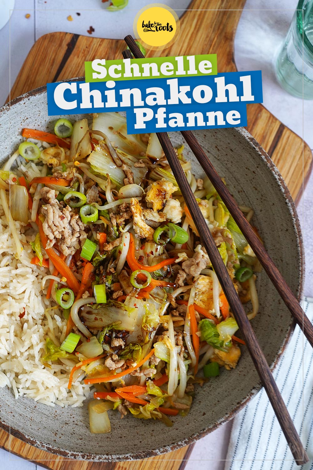 Einfache Chinakohl Hackfleisch Pfanne | Bake to the roots