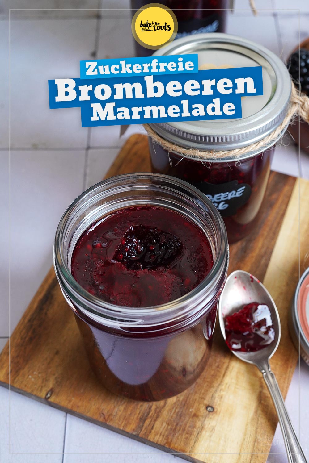 Einfache Brombeeren Marmelade (zuckerfrei) | Bake to the roots