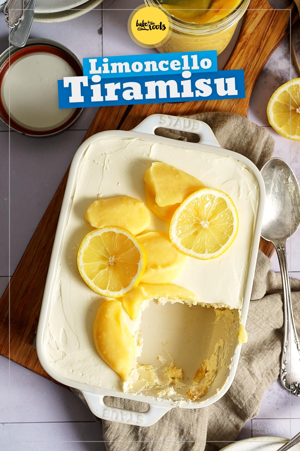 Limoncello Summer Tiramisu | Bake to the roots