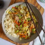 Einfache Chinakohl Hackfleisch Pfanne | Bake to the roots