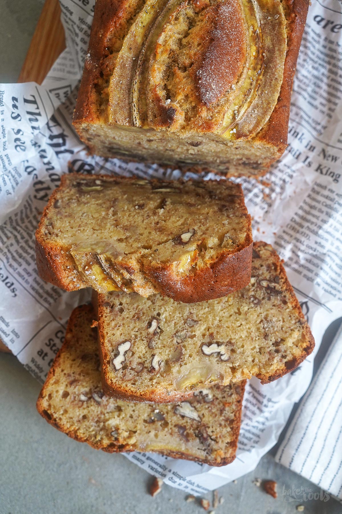 Pecan & Browned Butter Banana Bread | Bake to the roots