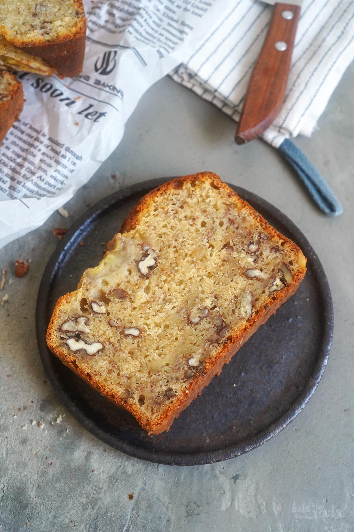 Pecan & Browned Butter Banana Bread | Bake to the roots