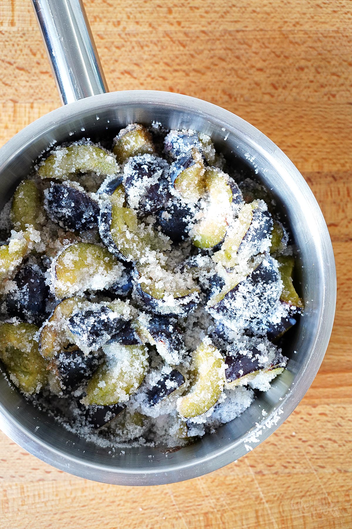 German Damson Plum Jam (no sugar added) | Bake to the roots