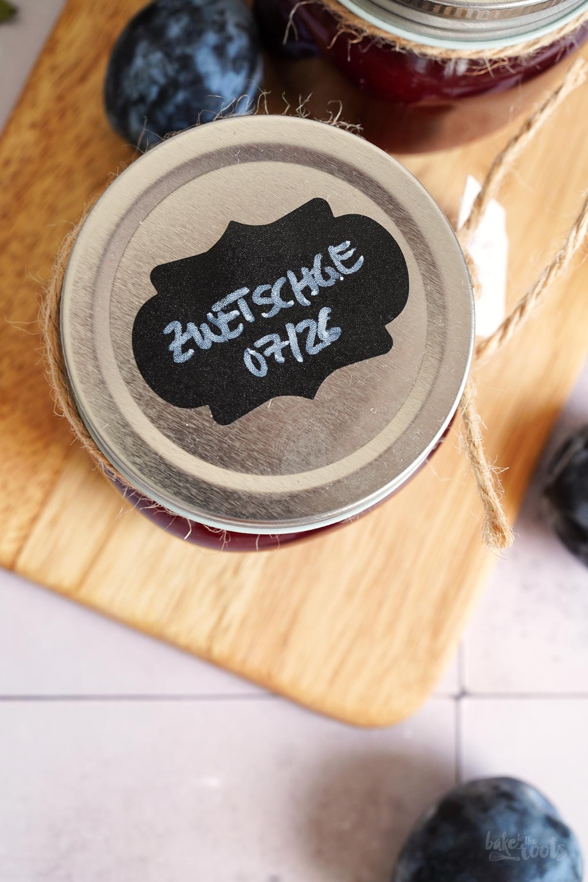 German Damson Plum Jam (no sugar added) | Bake to the roots