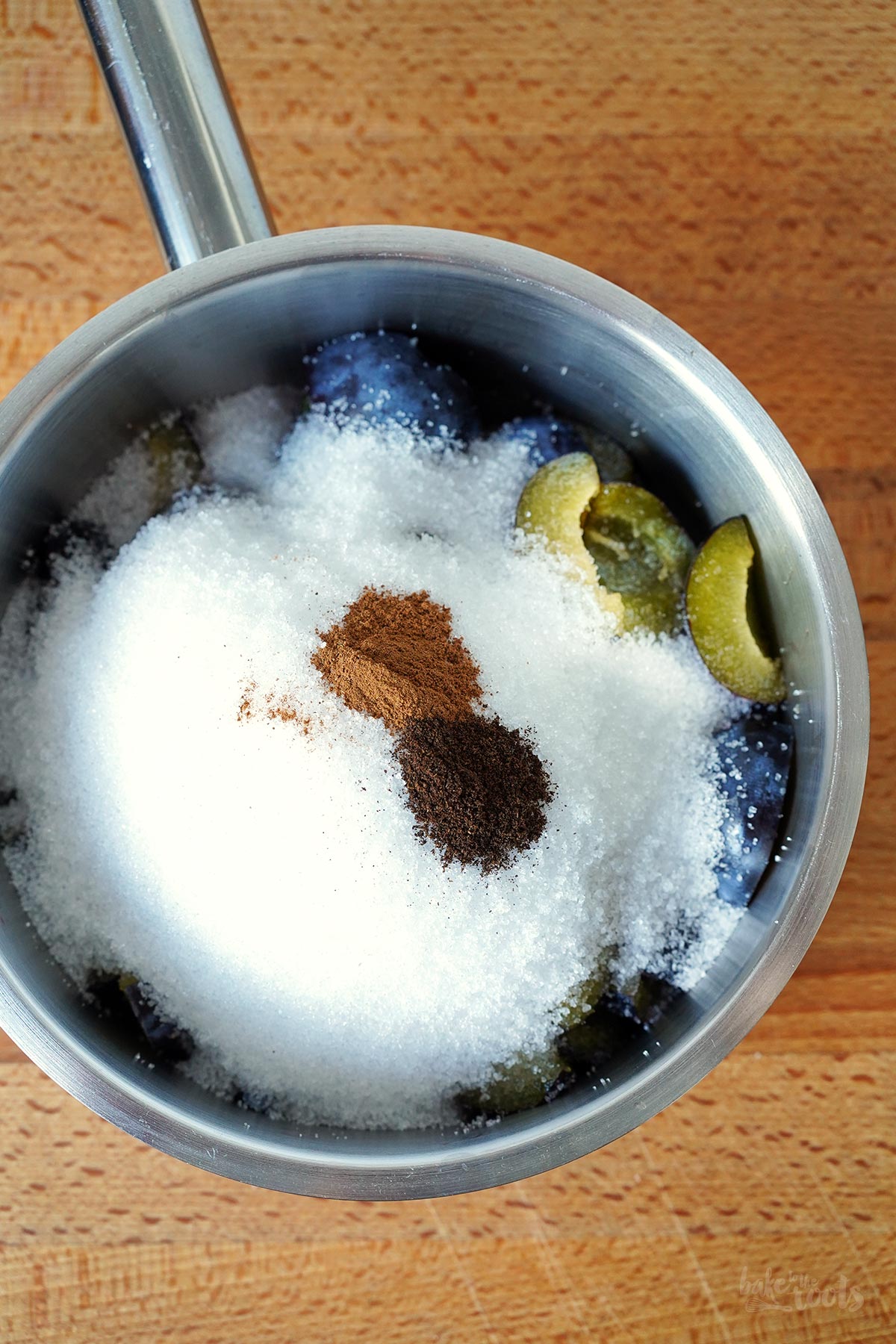 German Damson Plum Jam (no sugar added) | Bake to the roots