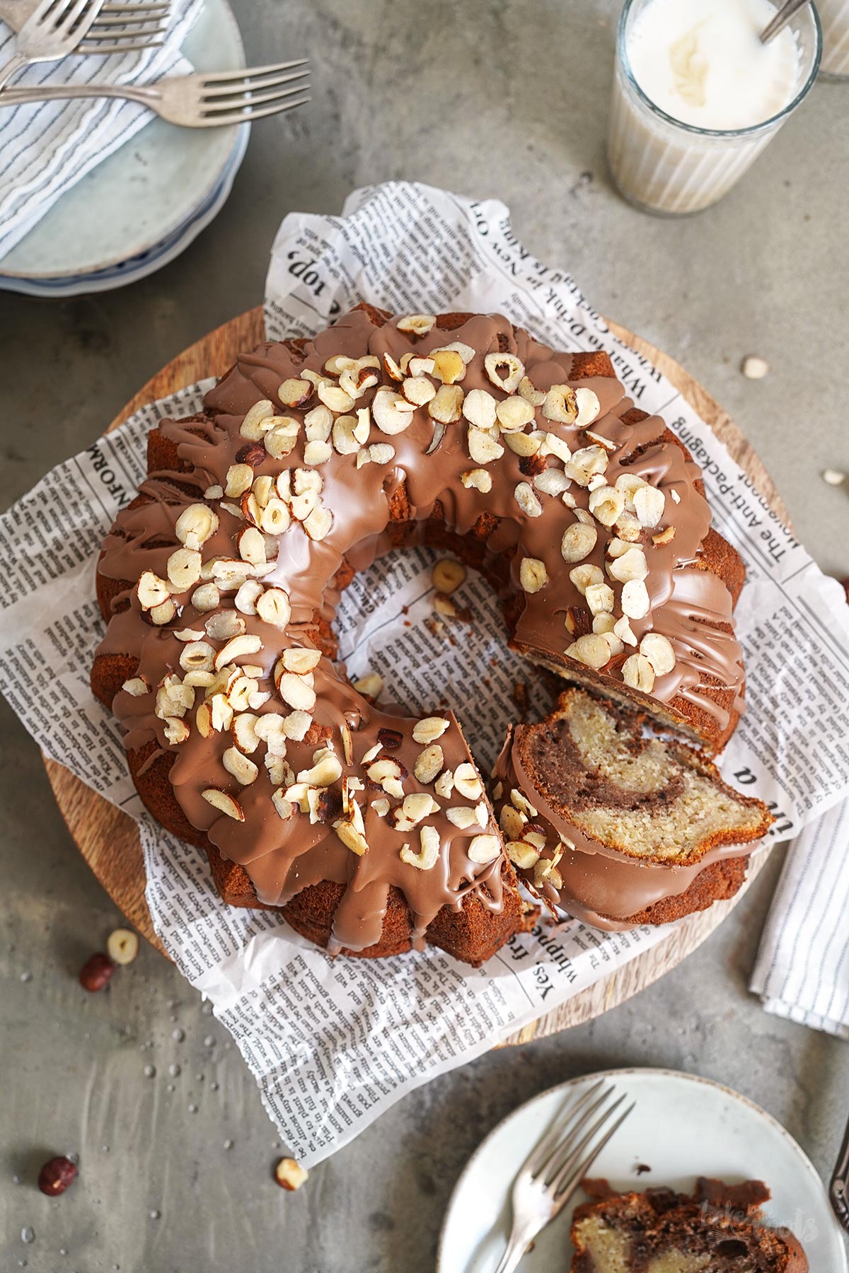 Bananenbrot Marmorkuchen Gugelhupf | Bake to the roots
