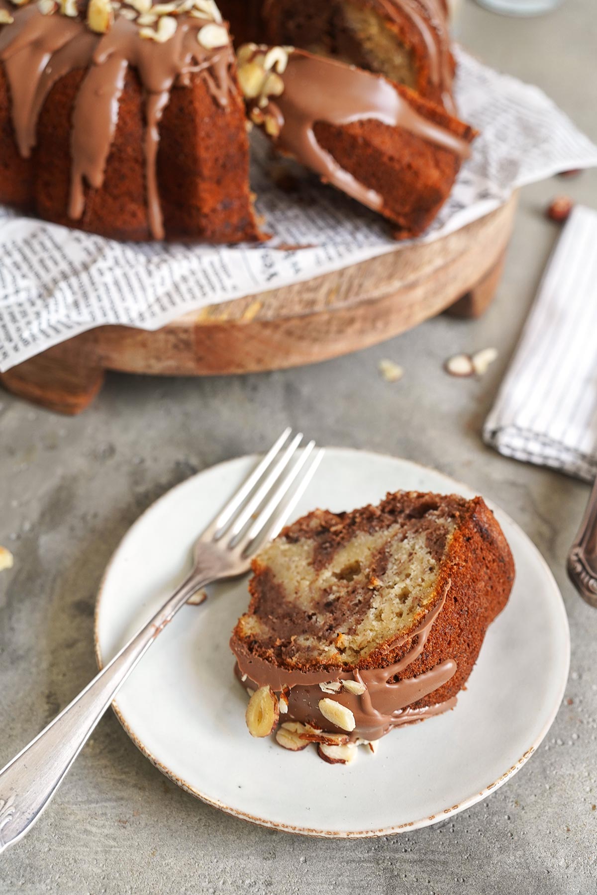 Bananenbrot Marmorkuchen Gugelhupf | Bake to the roots