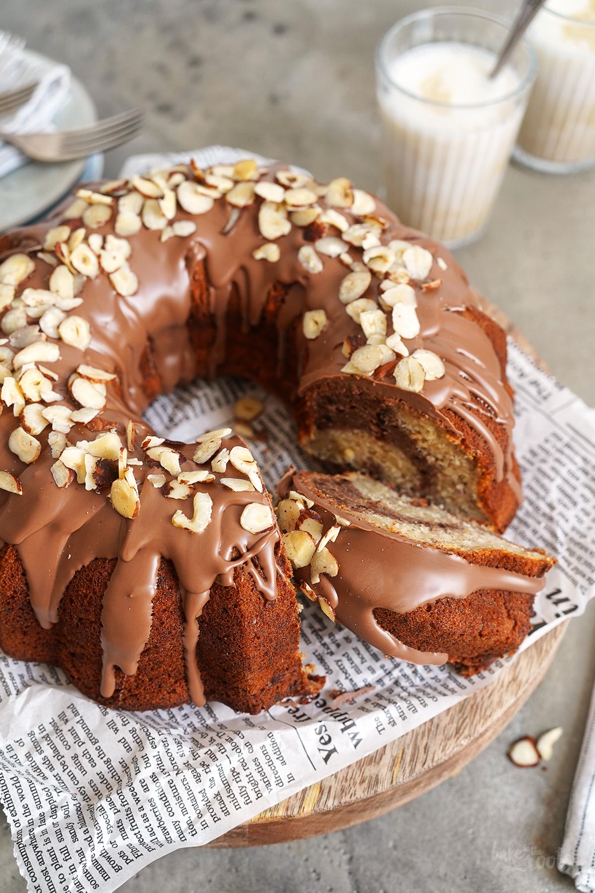 Bananenbrot Marmorkuchen Gugelhupf | Bake to the roots
