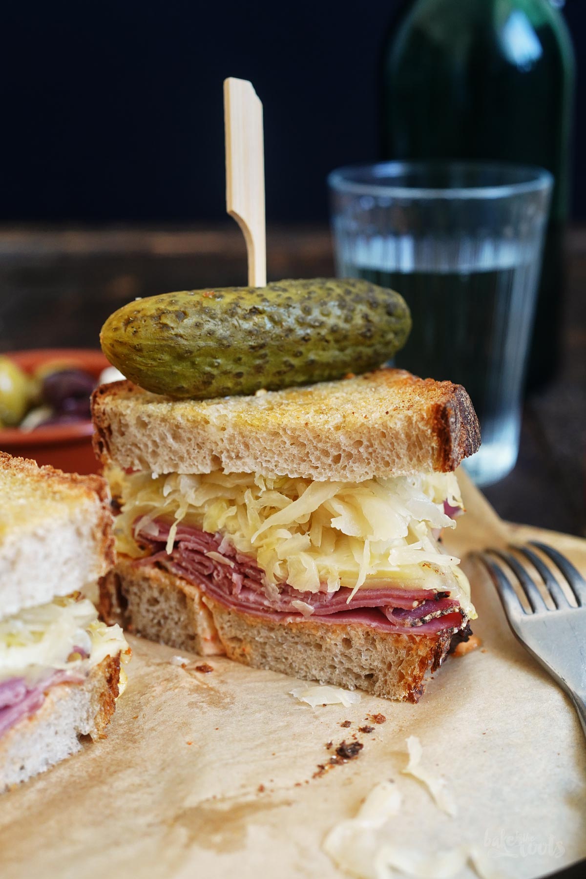 Einfaches Reuben Sandwich (AirFryer Version) | Bake to the roots