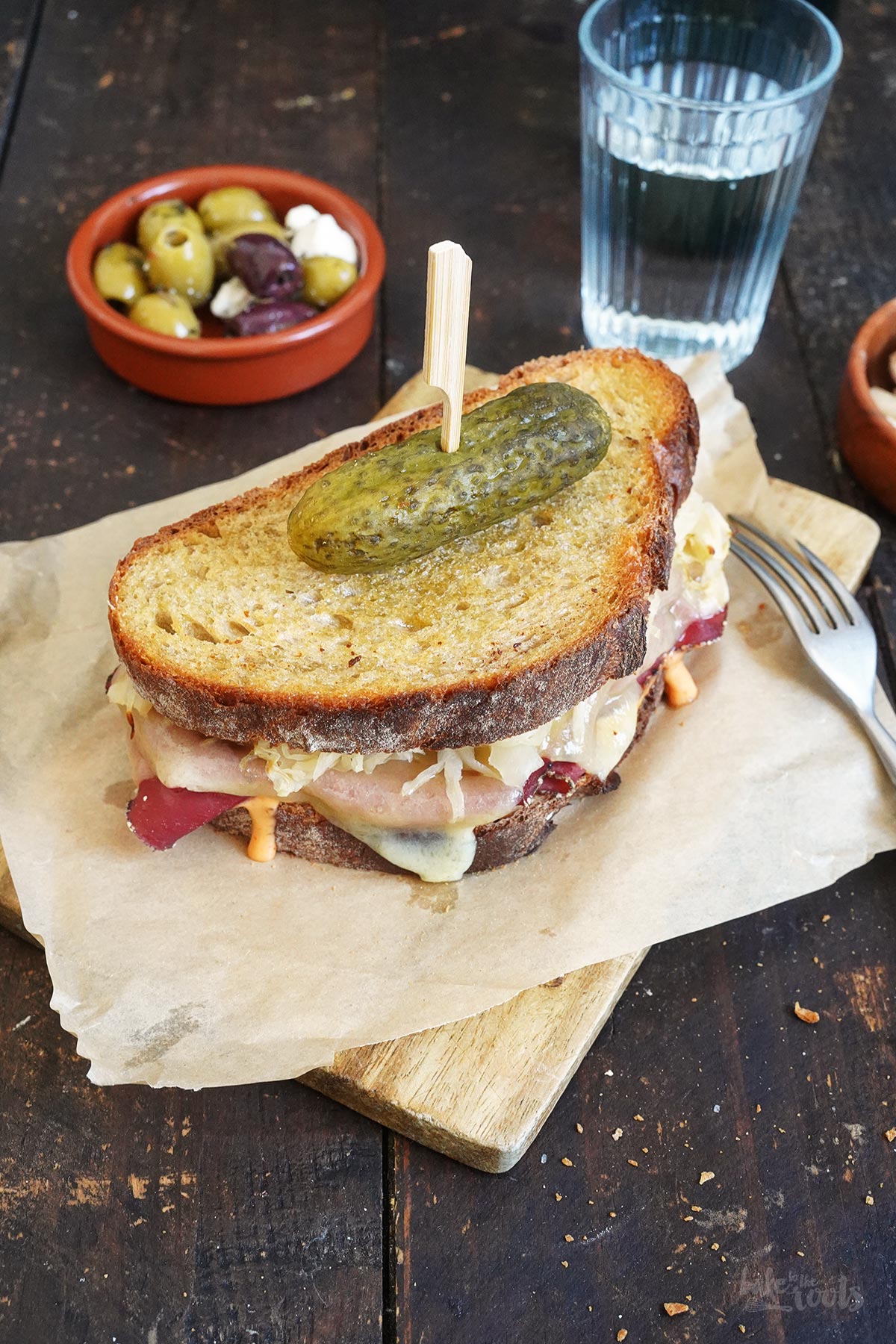 Einfaches Reuben Sandwich (AirFryer Version) | Bake to the roots