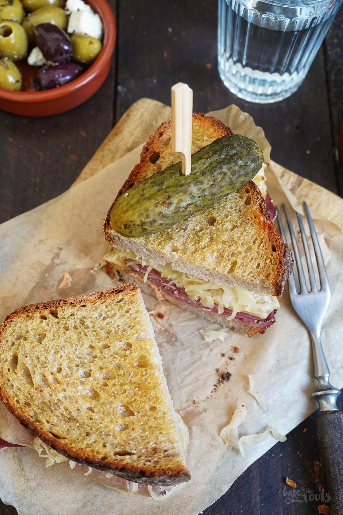 Einfaches Reuben Sandwich (AirFryer Version) | Bake to the roots