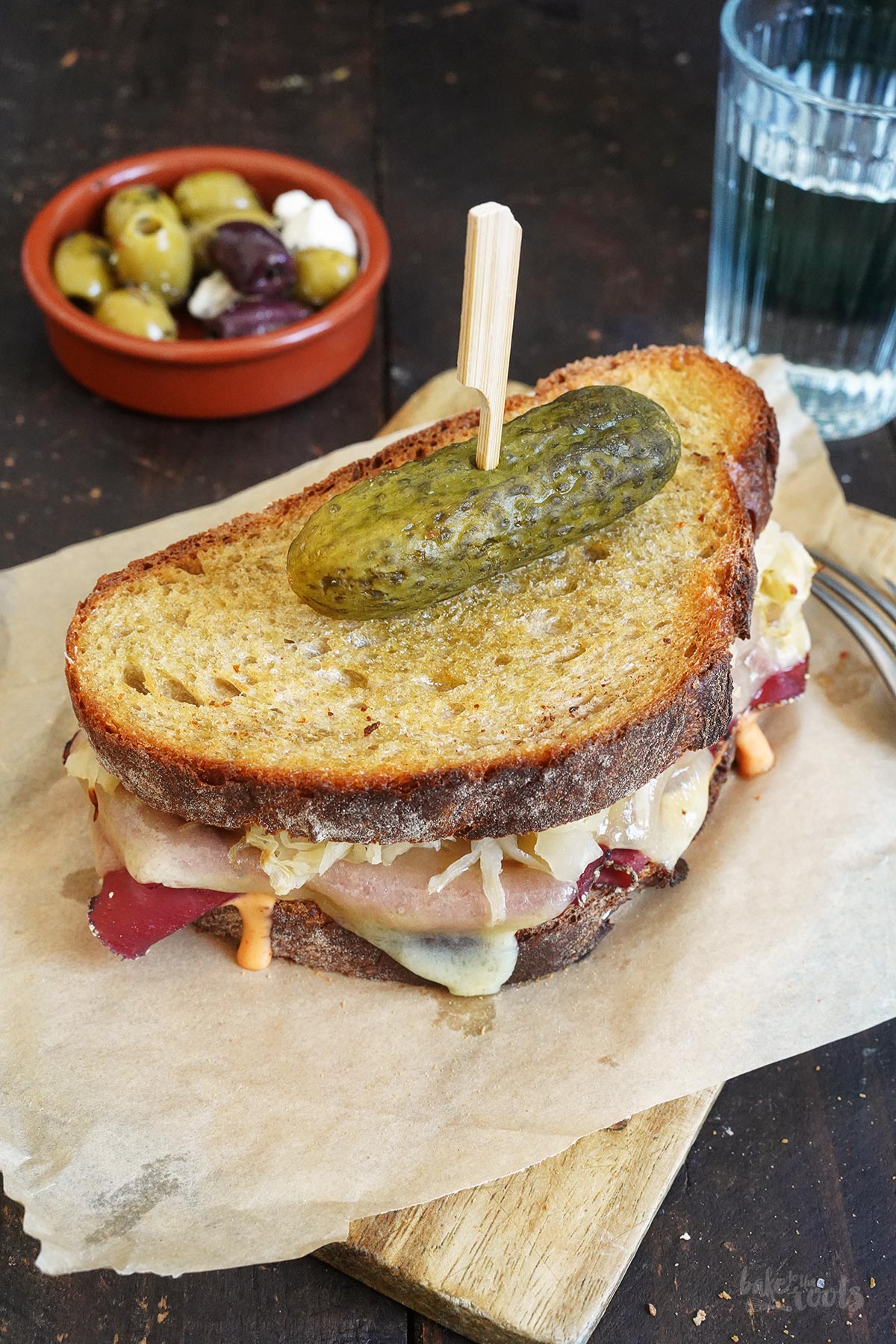 Einfaches Reuben Sandwich (AirFryer Version) | Bake to the roots