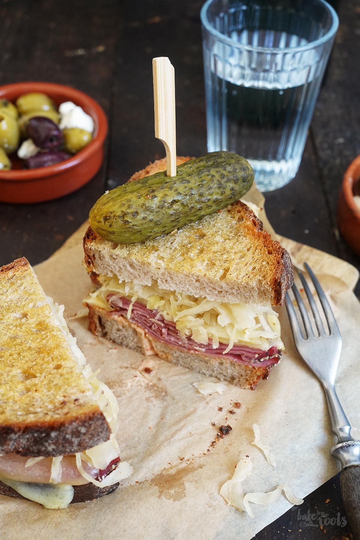 Einfaches Reuben Sandwich (AirFryer Version) | Bake to the roots