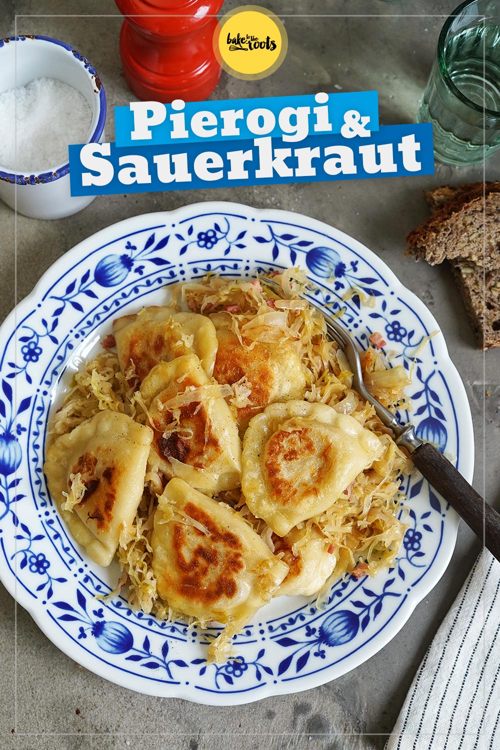 Pierogi mit Speck & Sauerkraut | Bake to the roots