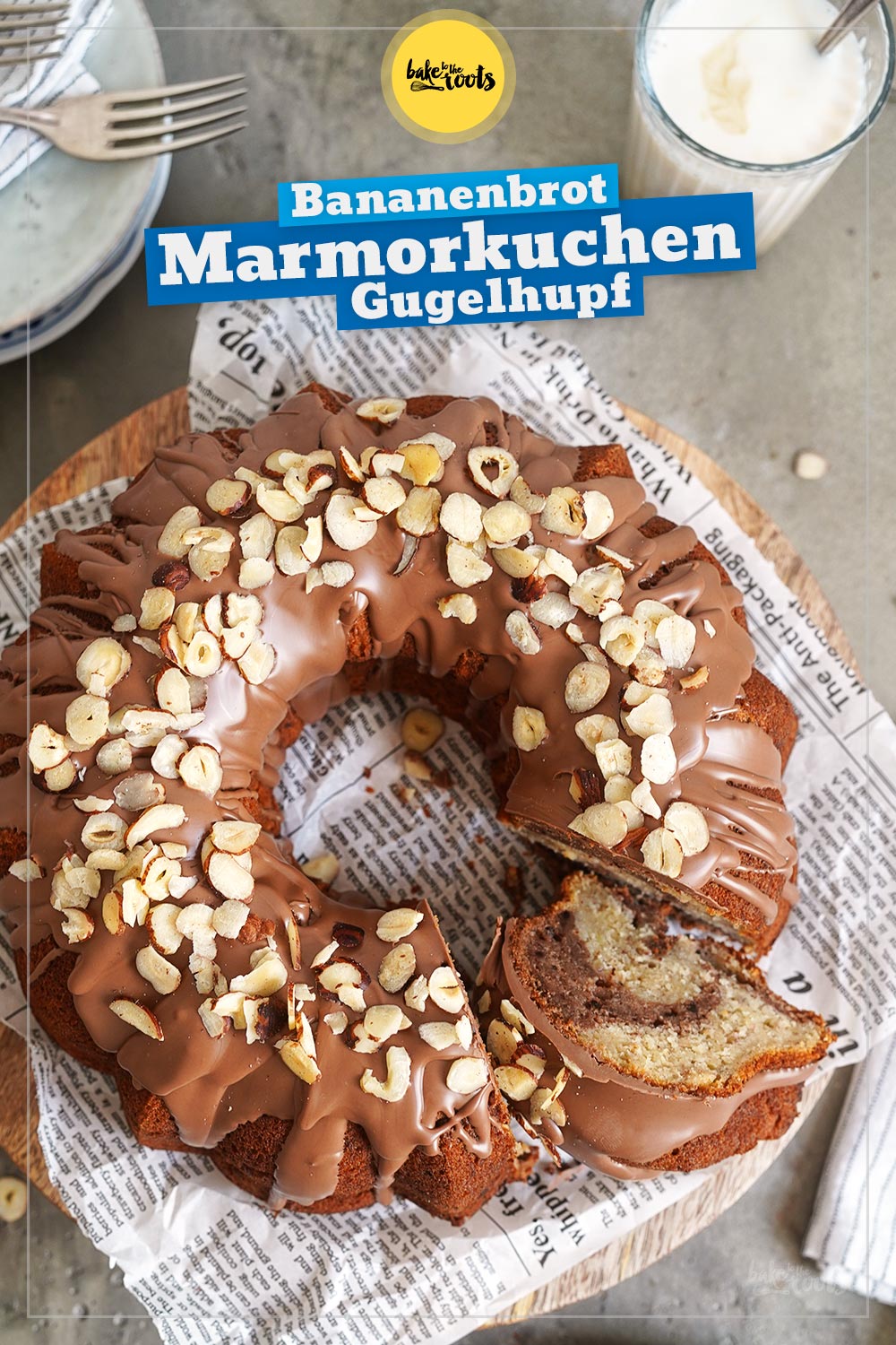 Bananenbrot Marmorkuchen Gugelhupf | Bake to the roots